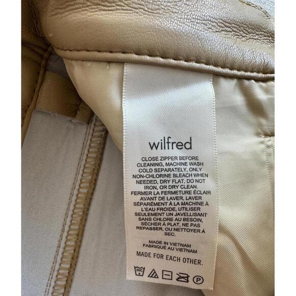 Wilfred Melina Kick Flare Faux Leather Pant Size 2 - Picture 7 of 7